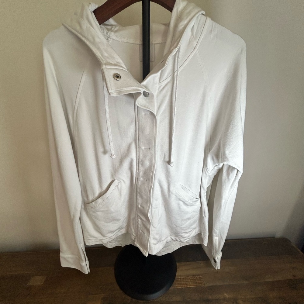 CAbi Women's White Utility Jacket Size Medium